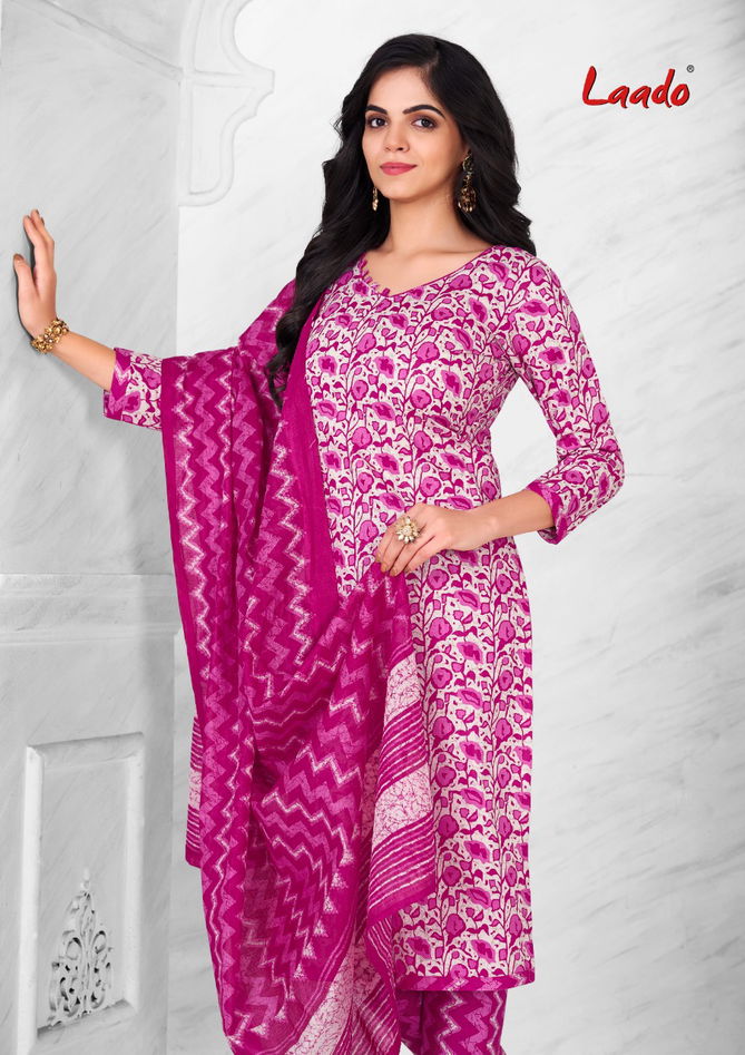 Laado Vol 65 Regular Wear Wholesale Printed Cotton Dress Material
